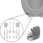 Kit Conjunto Fixação Para Assento Sanitário Almofadado | Astr